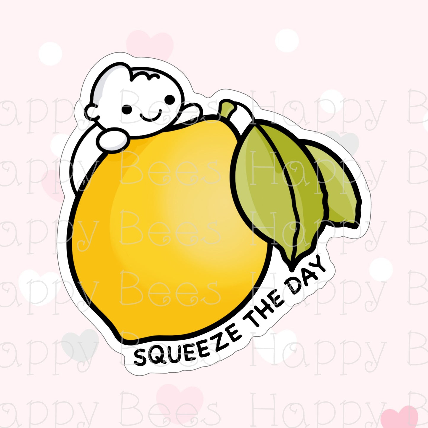 Squeeze the Lemon Die Cut Doodles - Cute Bullet Journal Planner Stickers DC10057