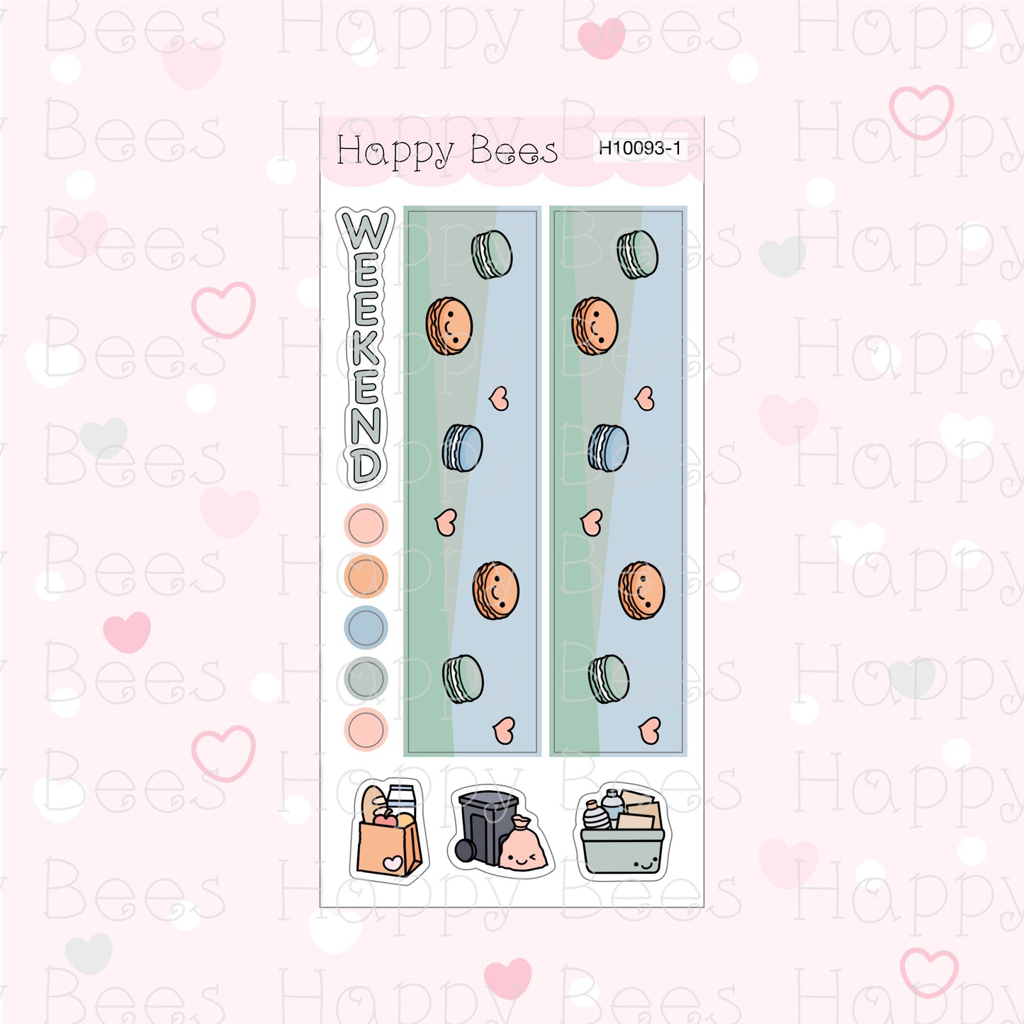 Paris - Hobonichi Weeks Weekly Planner Sticker Kit H10093