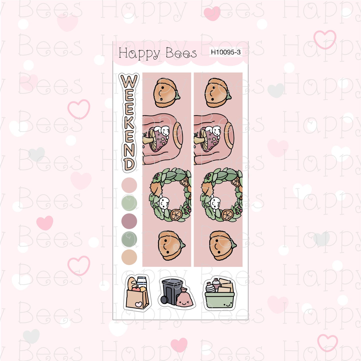 Autumn Crafts - Hobonichi Weeks Weekly Planner Sticker Kit H10095