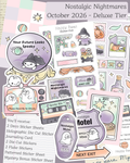 Sticker Club Leftovers - October 2026
