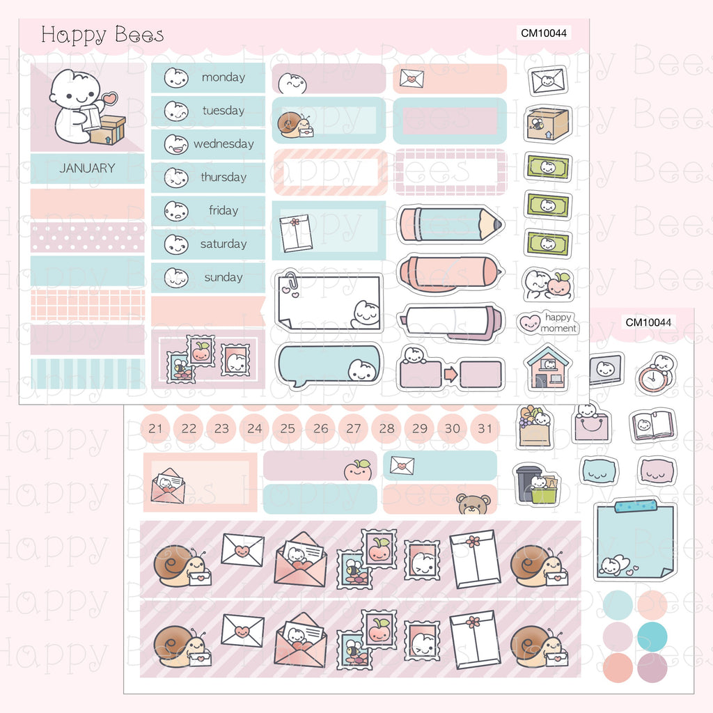 Hobonichi Cousin Monthly Planner Sticker Kit Vol. 3 CM10044-55