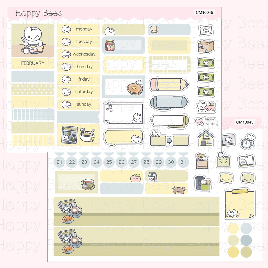 Hobonichi Cousin Monthly Planner Sticker Kit Vol. 3 CM10044-55
