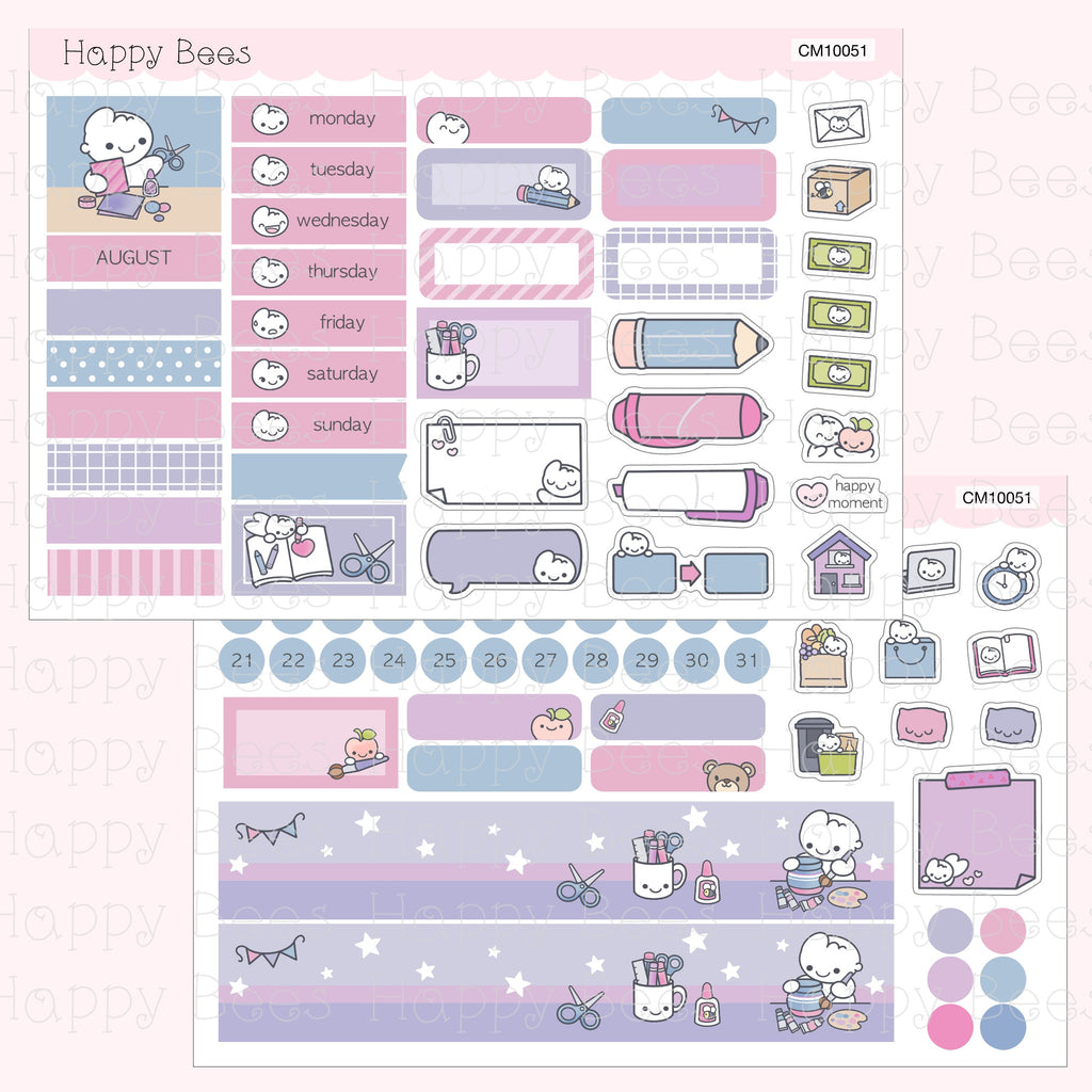 Hobonichi Cousin Monthly Planner Sticker Kit Vol. 3 CM10044-55