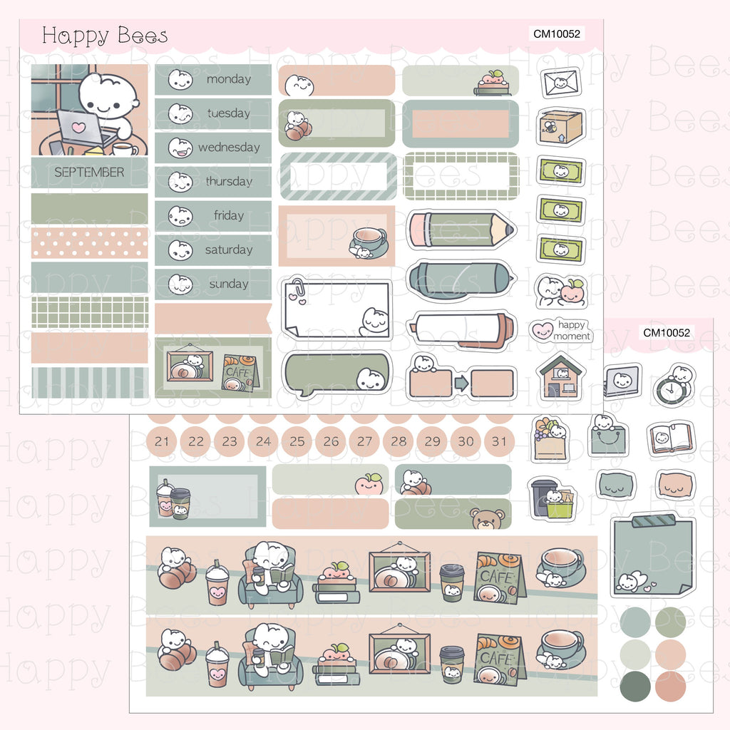 Hobonichi Cousin Monthly Planner Sticker Kit Vol. 3 CM10044-55