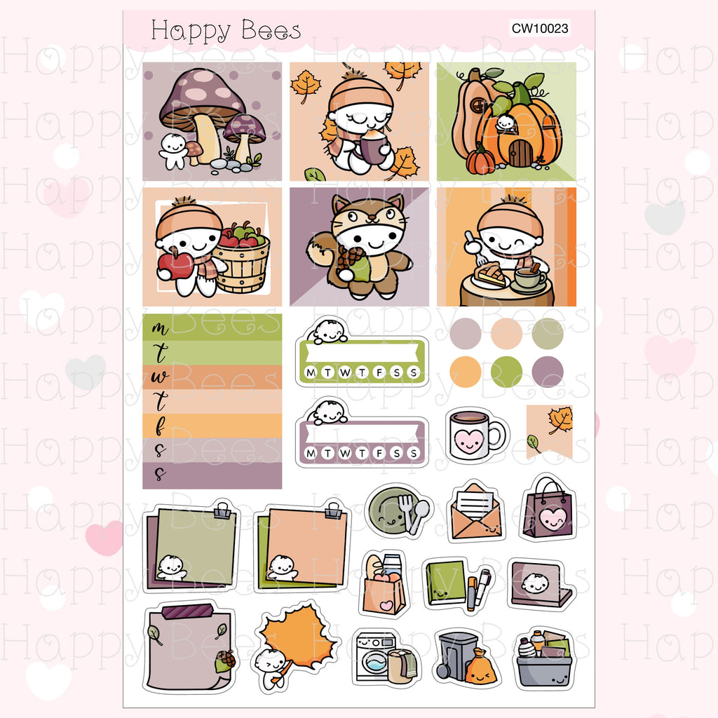 Forest Dream - Hobonichi Cousin Weekly Planner Sticker Kit CW10023