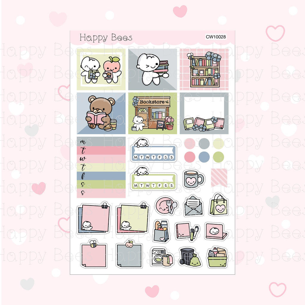 Bookstore - Hobonichi Cousin Weekly Planner Sticker Kit CW10028