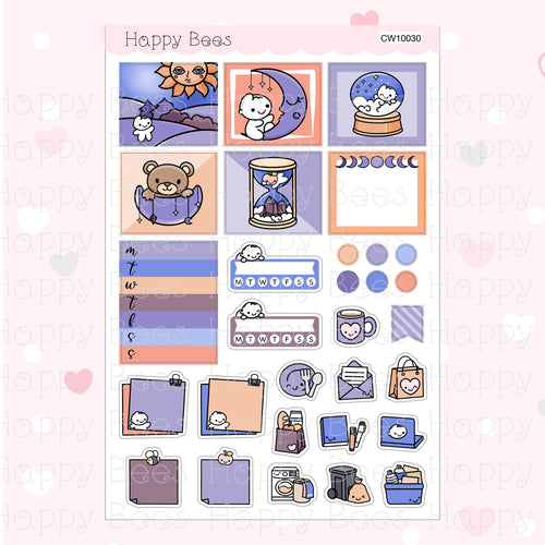 Celestial - Hobonichi Cousin Weekly Planner Sticker Kit CW10030