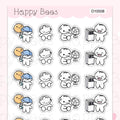 Heatwave Doodles - Cute Summer Hot Planner Stickers D10508
