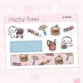 Barbecue Deco Sheet - Cute Doodles Summer Planner Stickers D10530