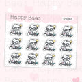 Work Nerd Doodles - Cute Journal Planner Stickers D10561