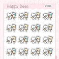 Painting Doodles - Cute Art Oil Painting Journal Planner Stickers D10565