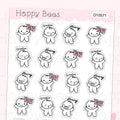 Happy Doodles Vol. 2 - Cute Journal Planner Stickers D10571