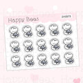 Feeling Down Doodles - Cute Journal Planner Stickers D10573