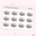 Girls Night Out Doodles - Cute Journal Planner Stickers D10575