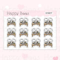 Lunch with Friend Doodles - Cute Journal Planner Stickers D10577