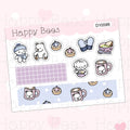 Winter Deco Sheet - Cute Doodles Planner Stickers D10598