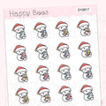 Christmas Novel Doodles - Cute Reading Planner Stickers D10617