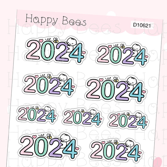 2024 Doodles Vol.2  - Functional Cute Planner Stickers D10621
