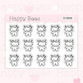 Headache Doodles - Cute Migraine Health Planner Stickers D10636