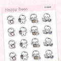 Coffee Lovers Doodles - Cute Cafe Drinks Planner Stickers D10646