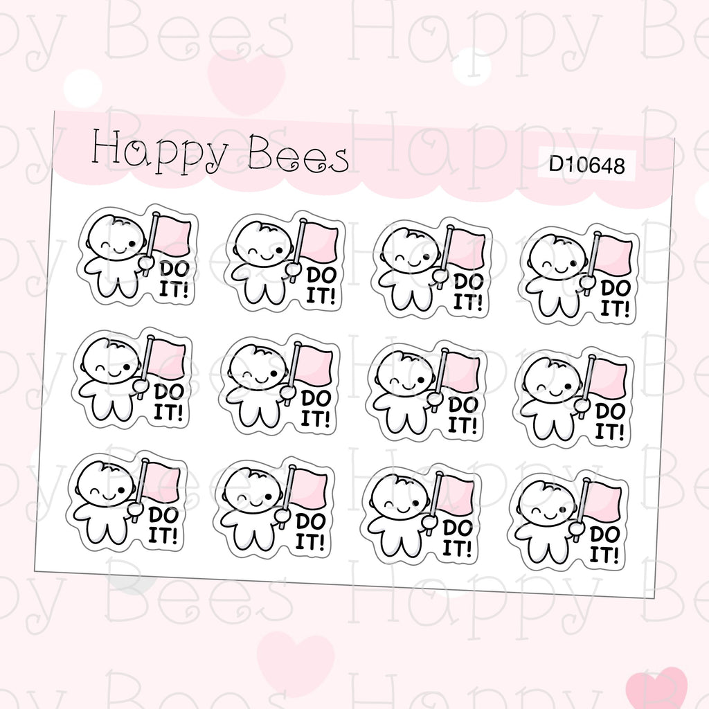 Do it! Doodles - Cute Work Planner Stickers D10648