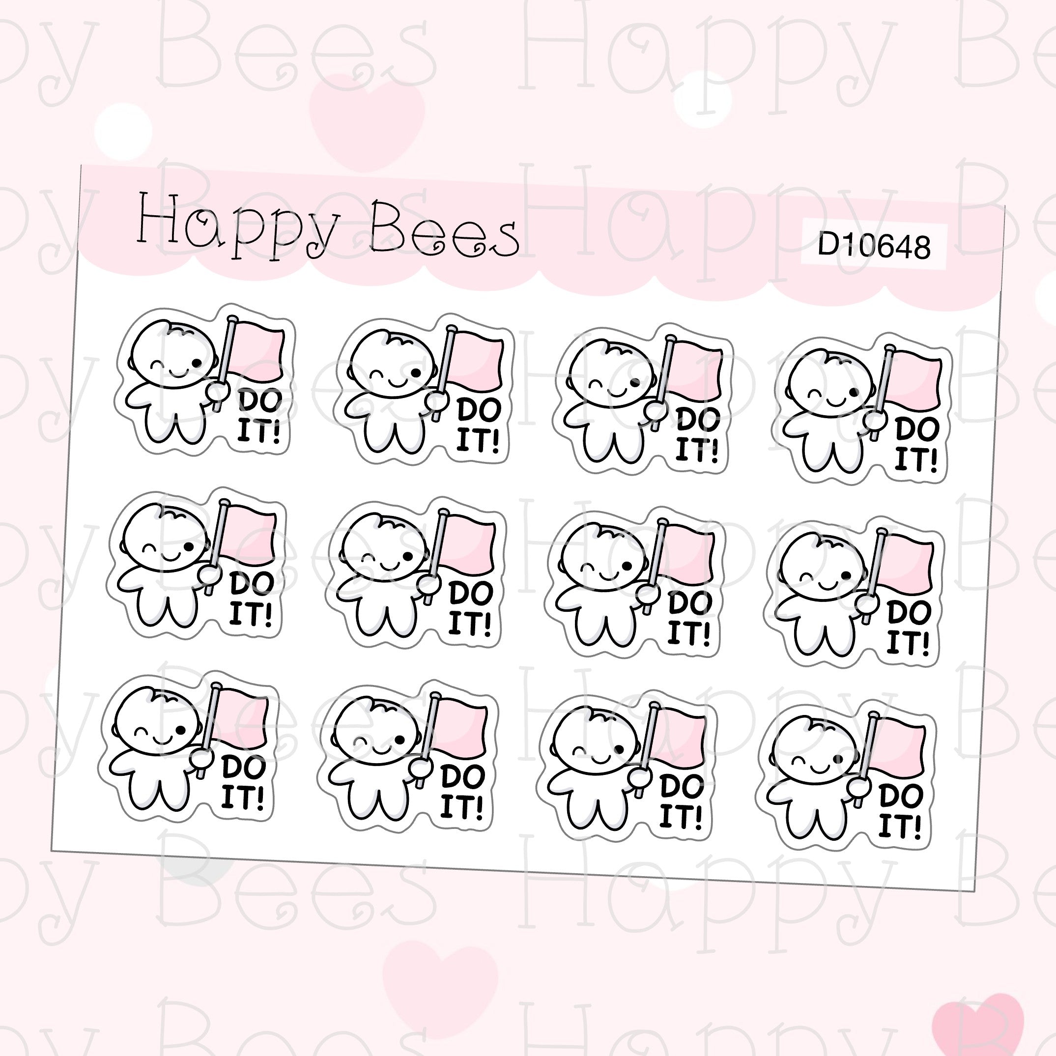 Do it! Doodles - Cute Work Planner Stickers D10648