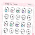 Bad Days - Cute Doodles Self Care Planner Stickers D10682
