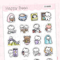 2 Year Anniversary Sampler - Cute Doodles Journal Planner Stickers D10690