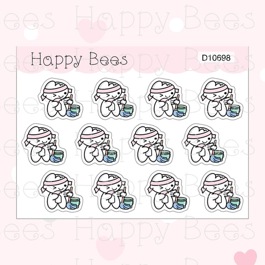 Deep Cleaning Doodles - Cute Chores Housework Planner Stickers D10698