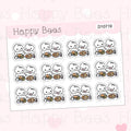 Lunch with Friend Doodles Vol. 2 - Cute Journal Planner Stickers D10719