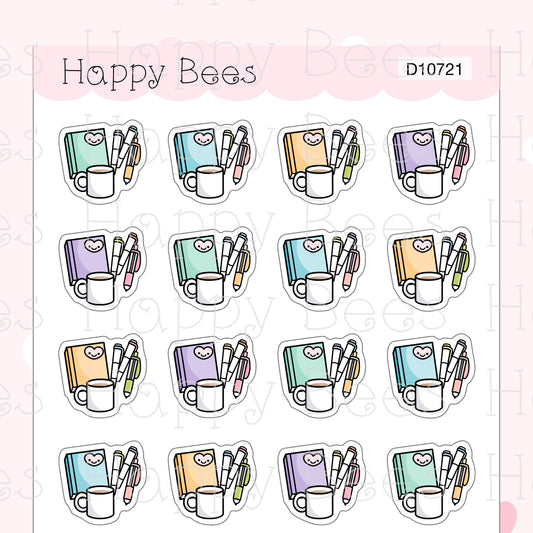 Planning Session Doodles - Cute Planning Journal Planner Stickers D10721