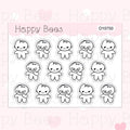 Ugh Doodles - Cute Disgust Horror Mood Planner Stickers D10750