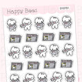 Good News Doodles - Cute Positive Mood Self Care Planner Stickers D10751