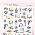 Stationery Doodles - Cute Journaling Planning Planner Stickers D10755