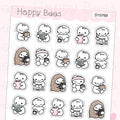 Midnight Doodles - Cute Deco Planner Stickers D10769