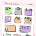 Witchy Planning Sticky Notes & Memos - Cute Fall Notes Planner Stickers D10780