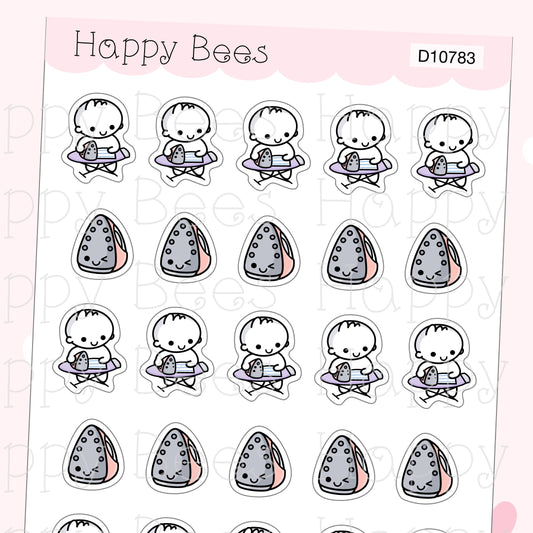 Ironing Doodles - Cute Chores Housework Planner Stickers D10783