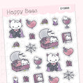 Vampire Deco Sheet - Cute Doodles Journal Planner Stickers D10806