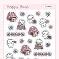 Spring Forest Deco Sheet - Cute Doodles Journal Planner Stickers D10809
