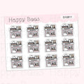 Bookstore Doodles - Cute Reading Planner Stickers D10811