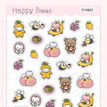 Summer Fruit Deco Sheet - Cute Doodles Journal Planner Stickers D10823