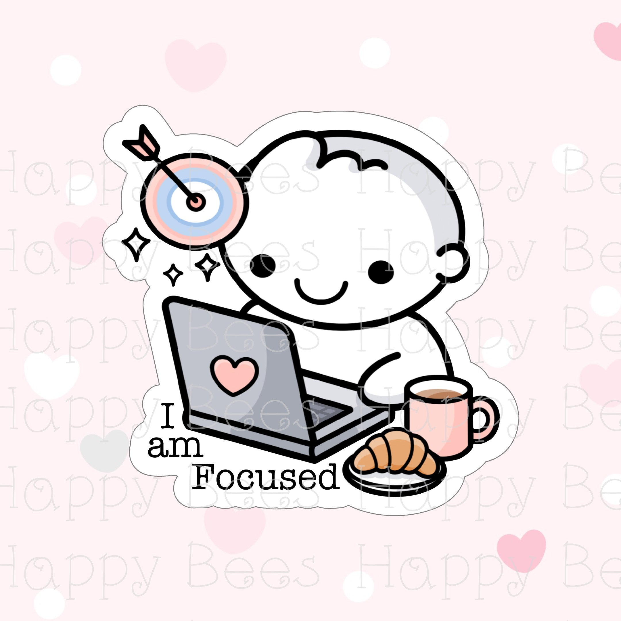 Daily Affirmation Die Cut Doodles - Cute Bullet Journal Planner Stickers DC10023