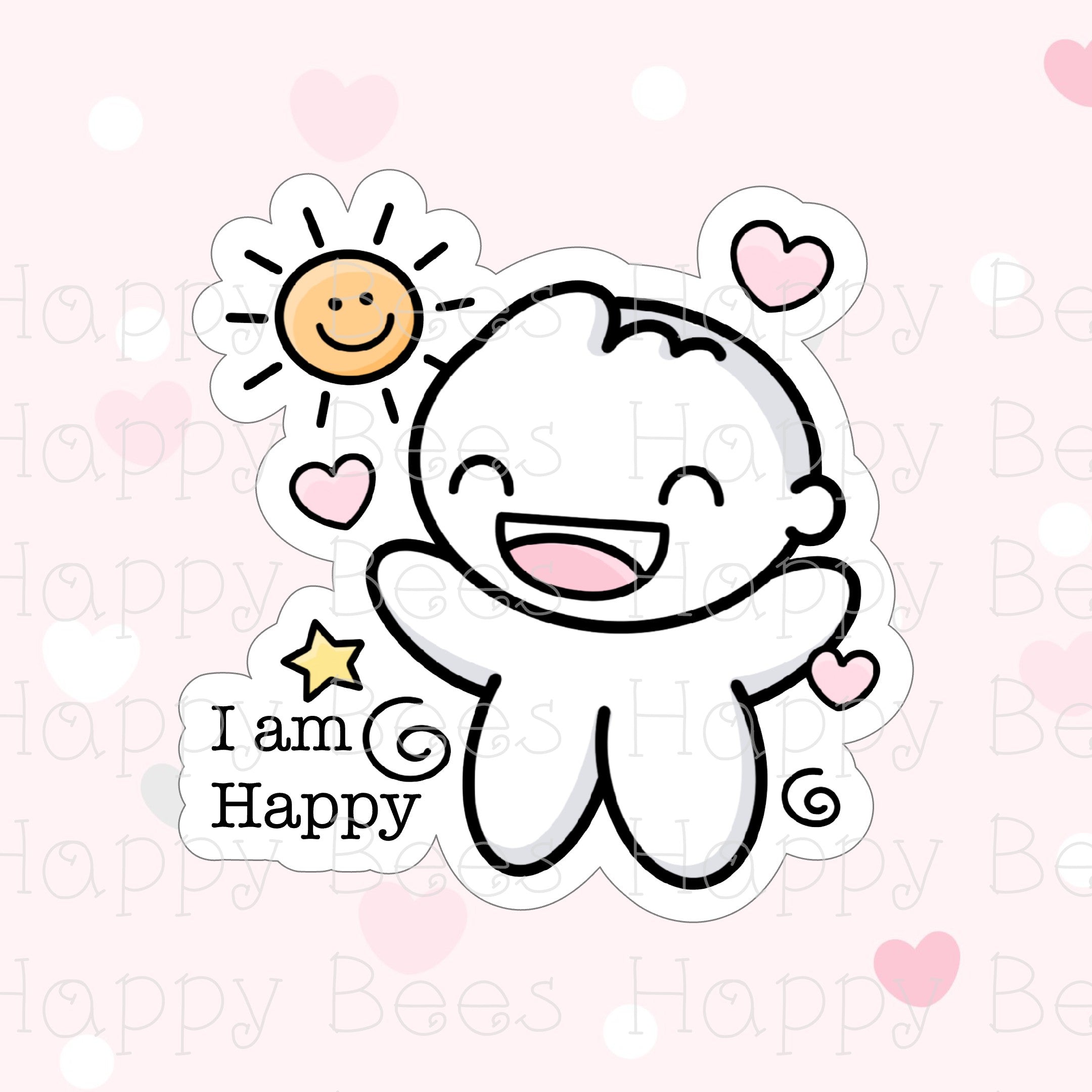 Daily Affirmation Die Cut Doodles - Cute Bullet Journal Planner Stickers DC10023