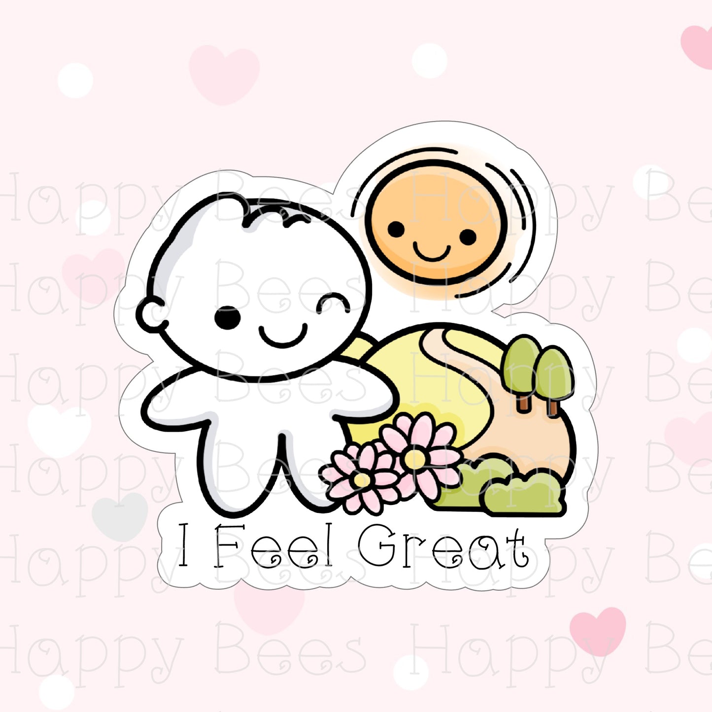 Daily Affirmation Die Cut Doodles - Cute Bullet Journal Planner Stickers DC10023
