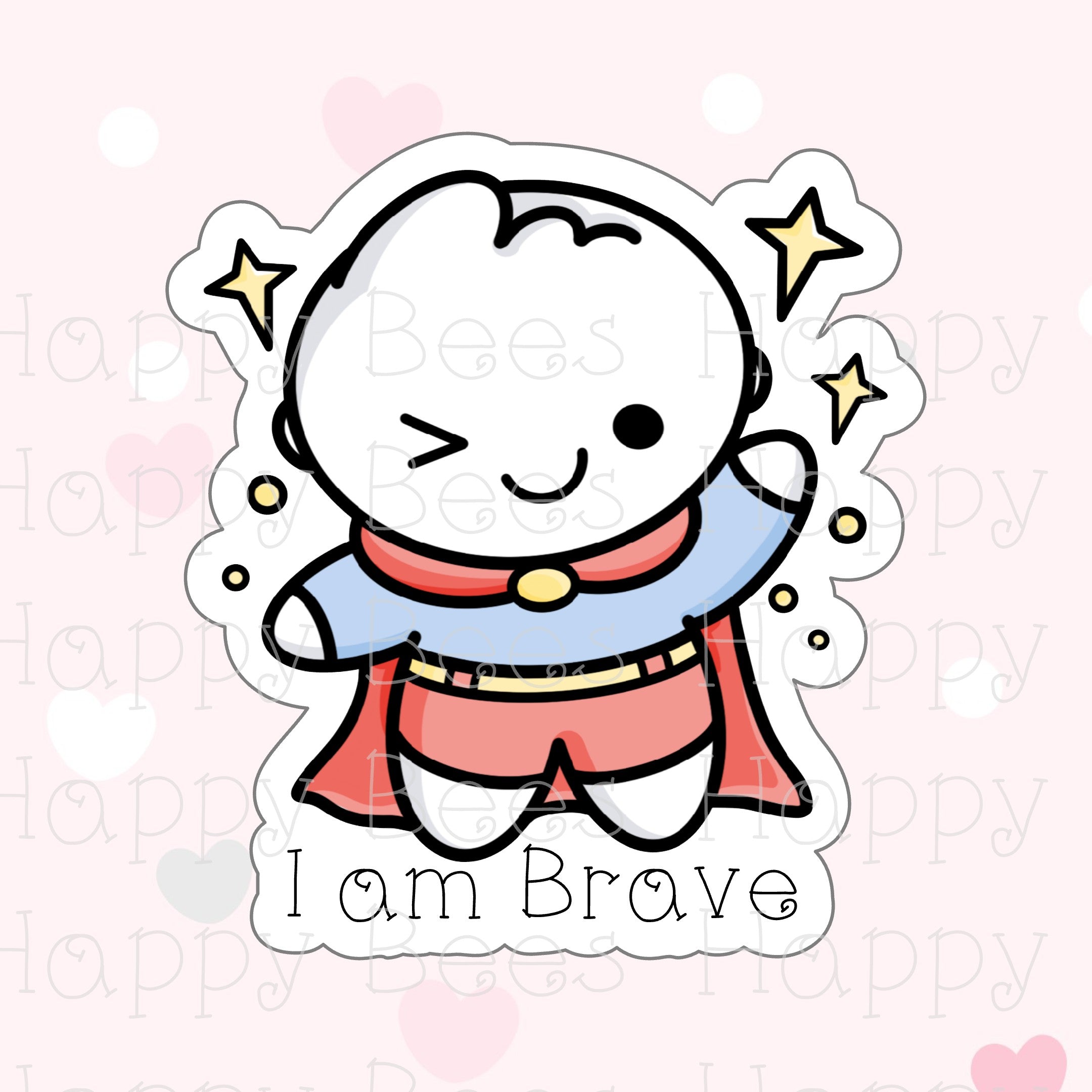 Daily Affirmation Die Cut Doodles - Cute Bullet Journal Planner Stickers DC10023