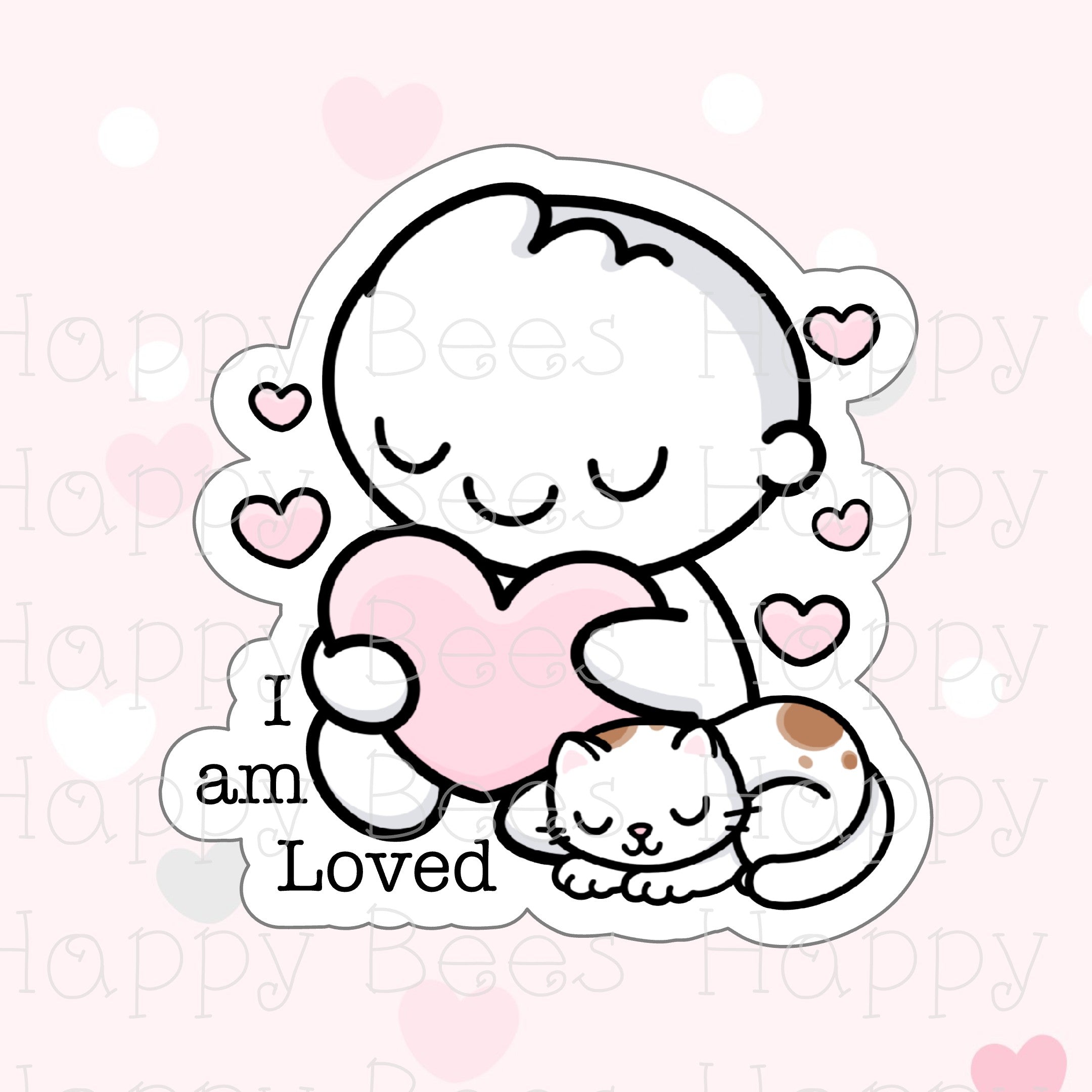 Daily Affirmation Die Cut Doodles - Cute Bullet Journal Planner Stickers DC10023