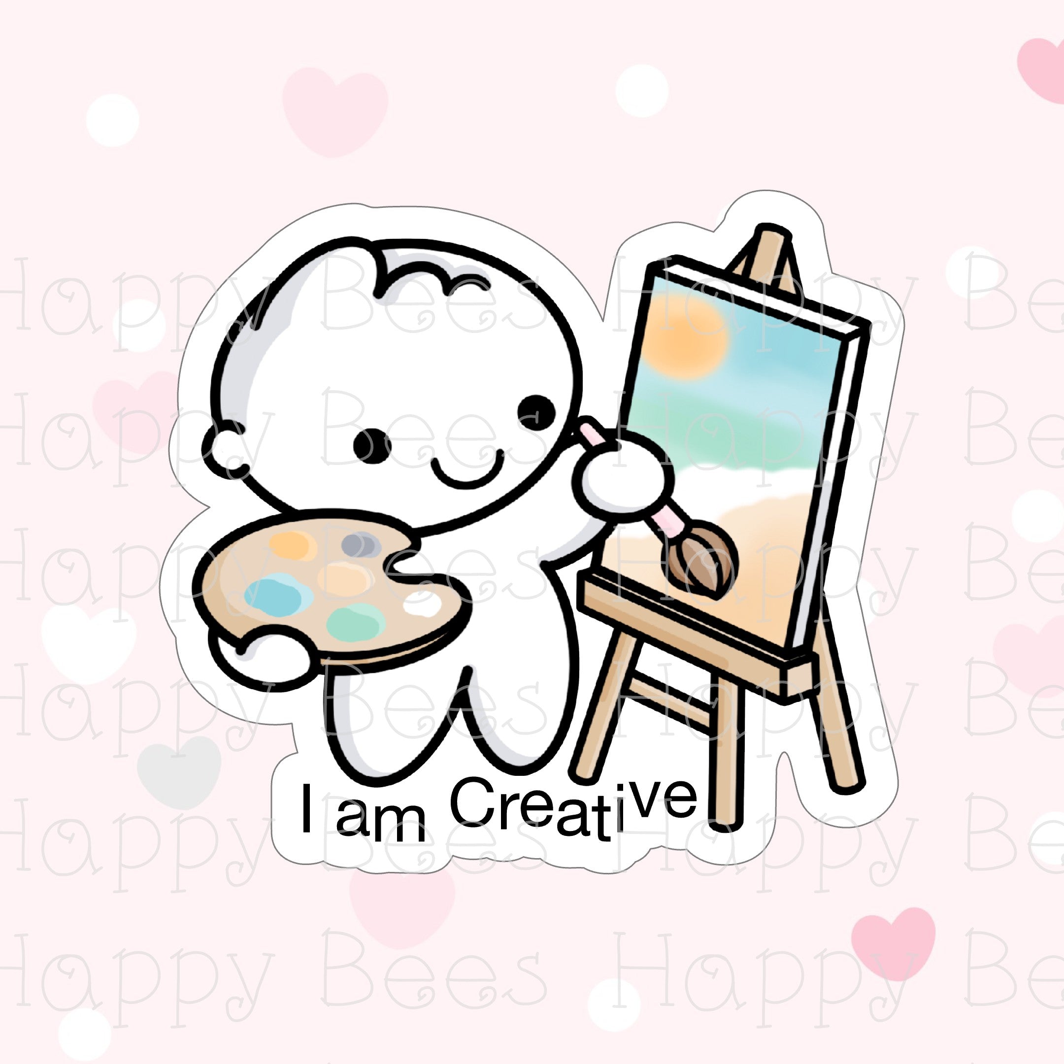 Daily Affirmation Die Cut Doodles - Cute Bullet Journal Planner Stickers DC10023