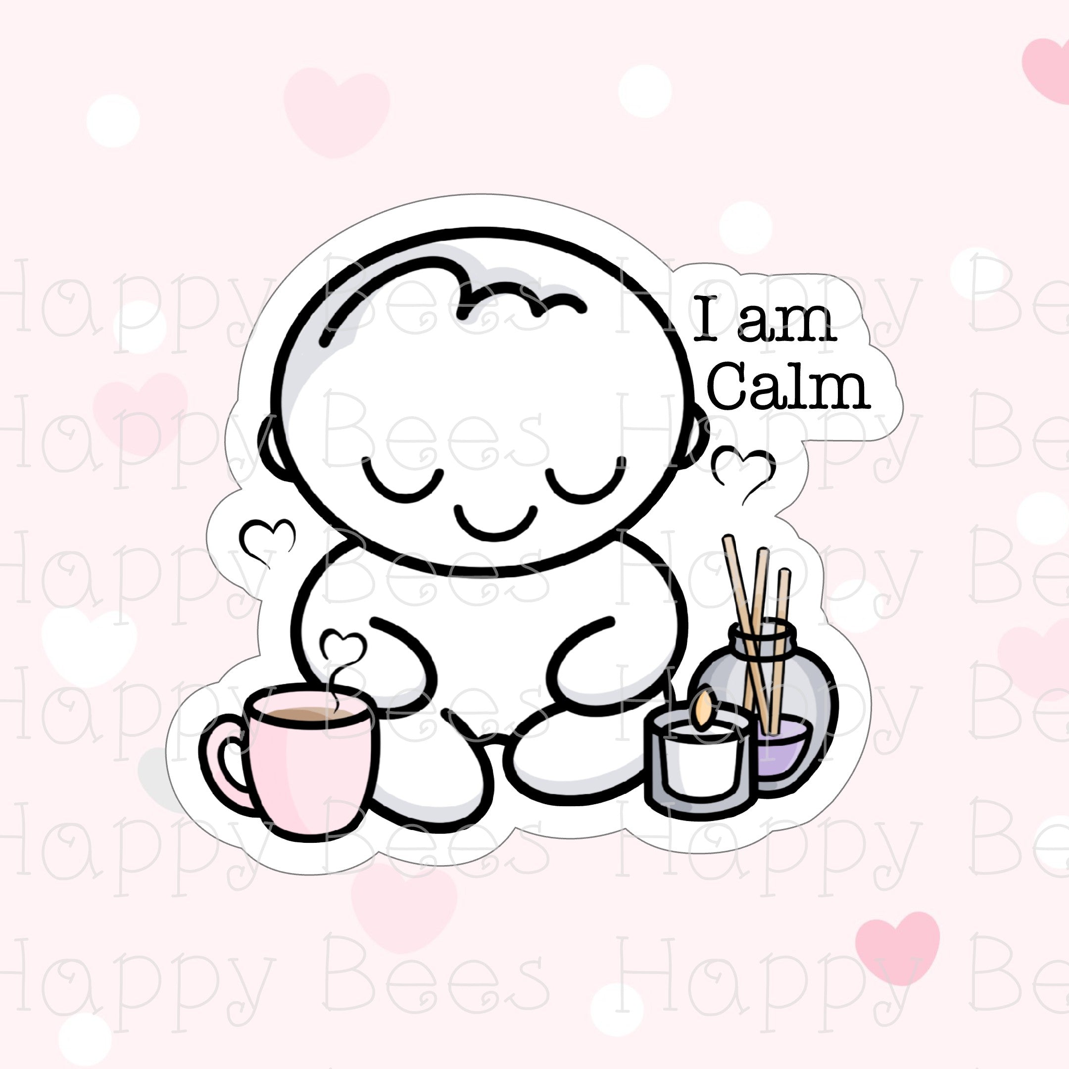 Daily Affirmation Die Cut Doodles - Cute Bullet Journal Planner Stickers DC10023