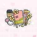 Spring Planning Die Cut Doodles - Cute Bullet Journal Planner Stickers DC10054
