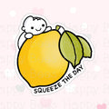 Squeeze the Lemon Die Cut Doodles - Cute Bullet Journal Planner Stickers DC10057